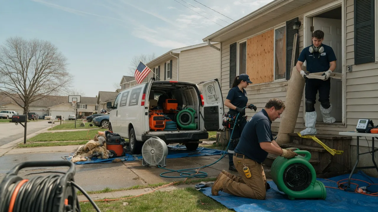 Water Damage Restoration in Dixon, IL near me